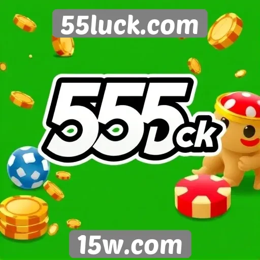 Variedade de jogos disponíveis em 55luck